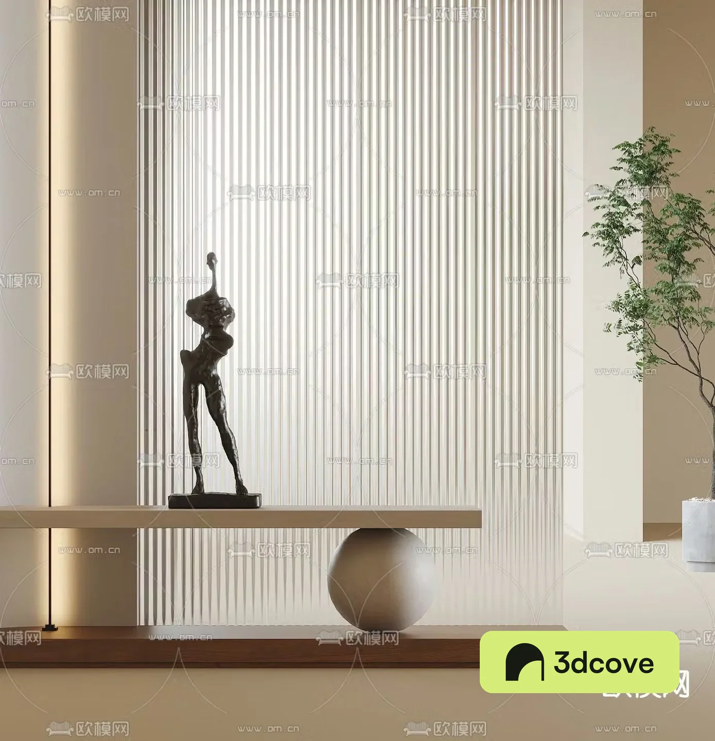 Entrance screen glass partition