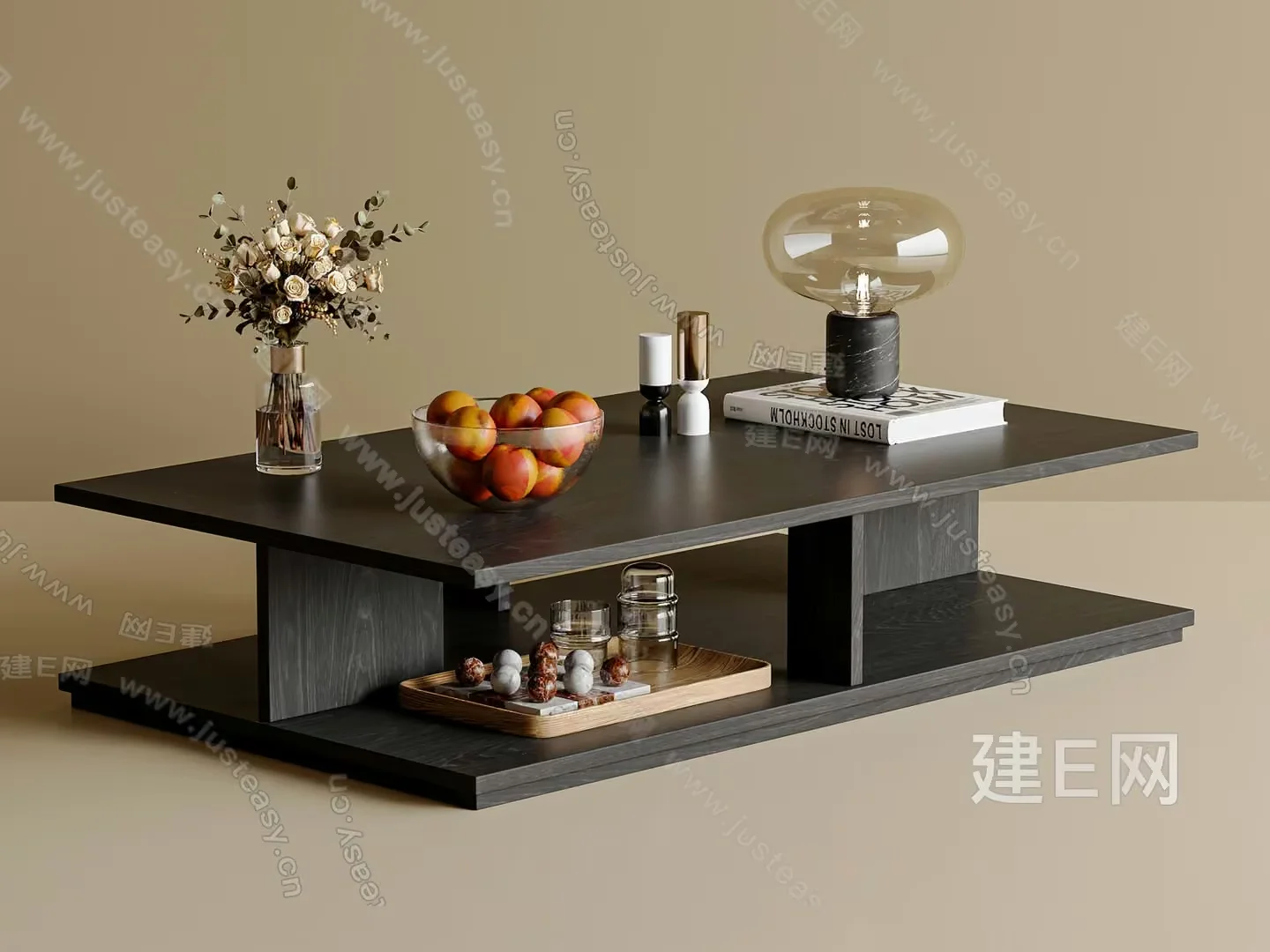 Modern Coffee Table 3D Model – 11492 – VRAY Render