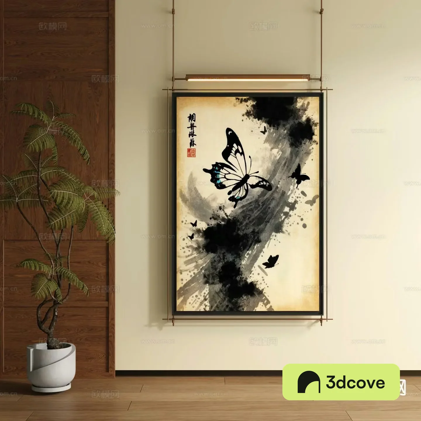 New Chinese style decorative painting ink painting hanging painting