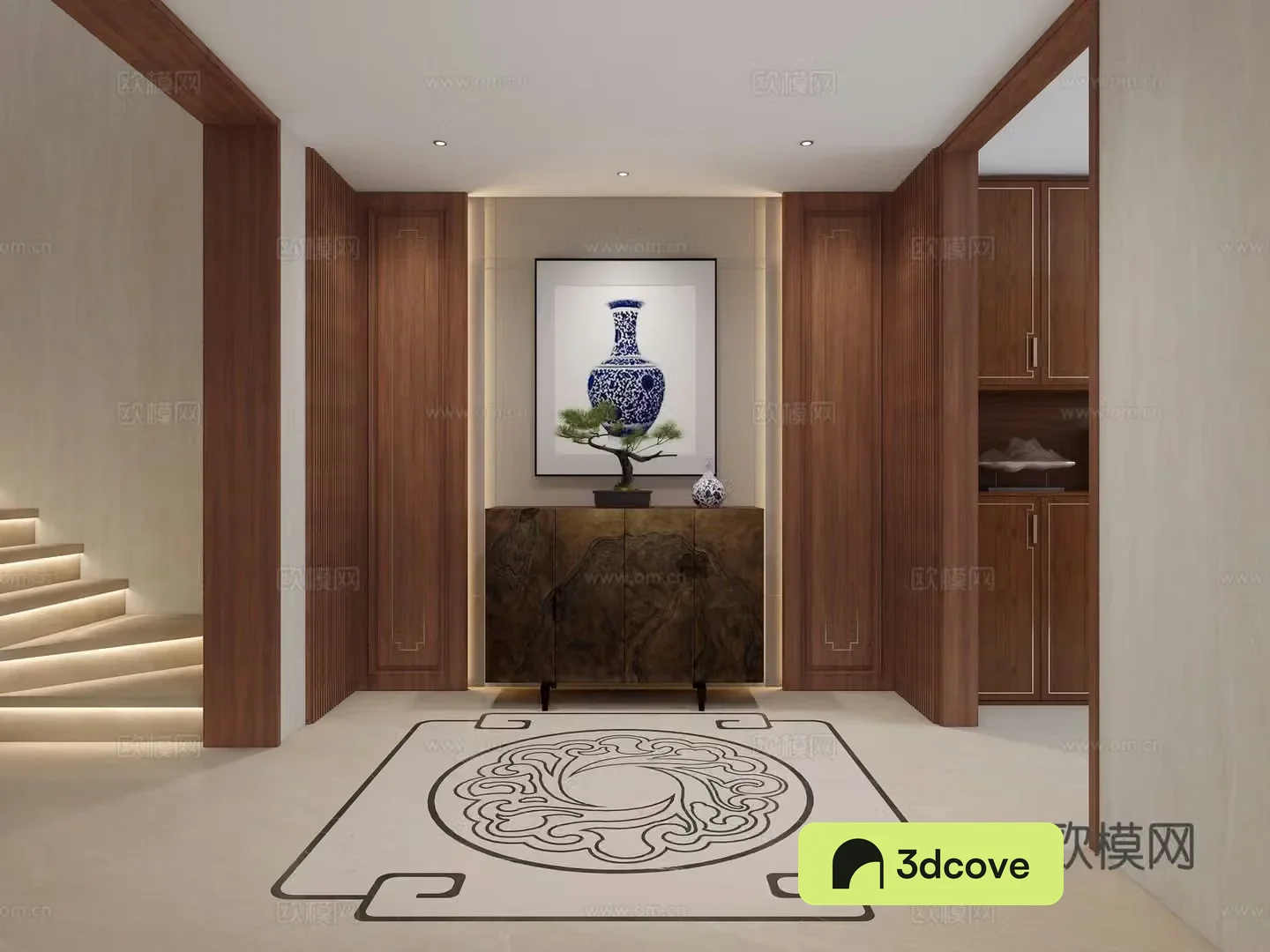 New Chinese style entrance