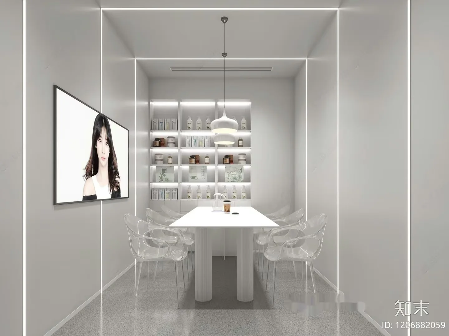 Modern Conference Room 3D Model – 3250 – VRAY Render