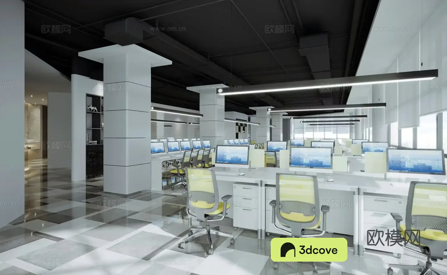 Public office area office