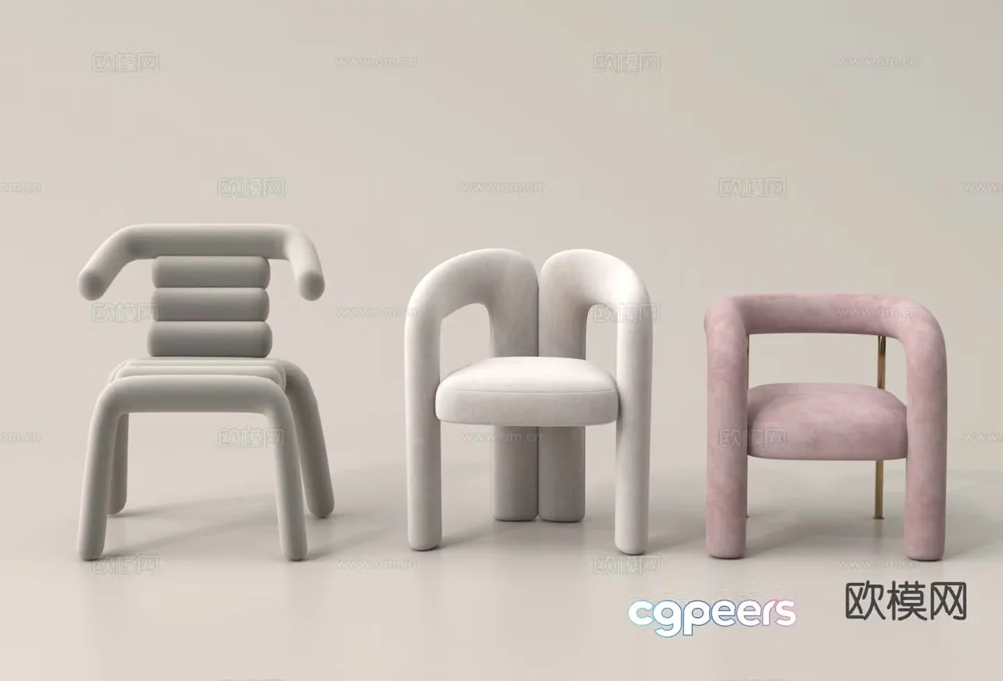 Children’s chair children’s stool small chair 3d model