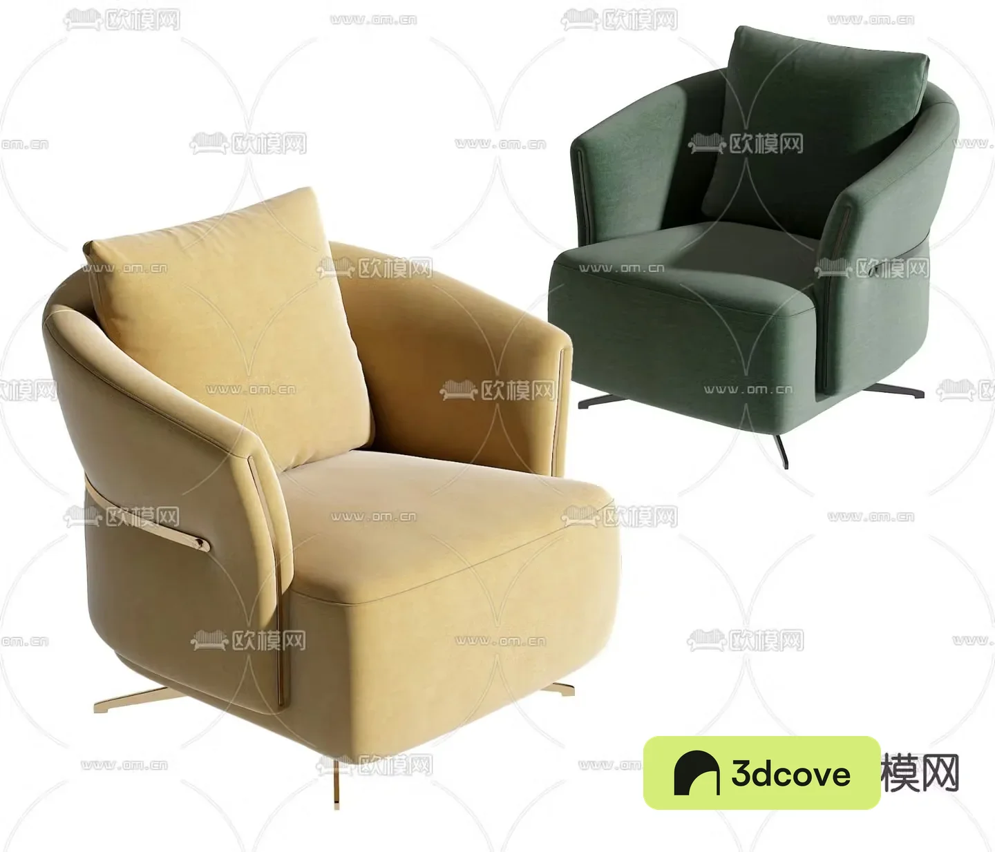Modern single sofa