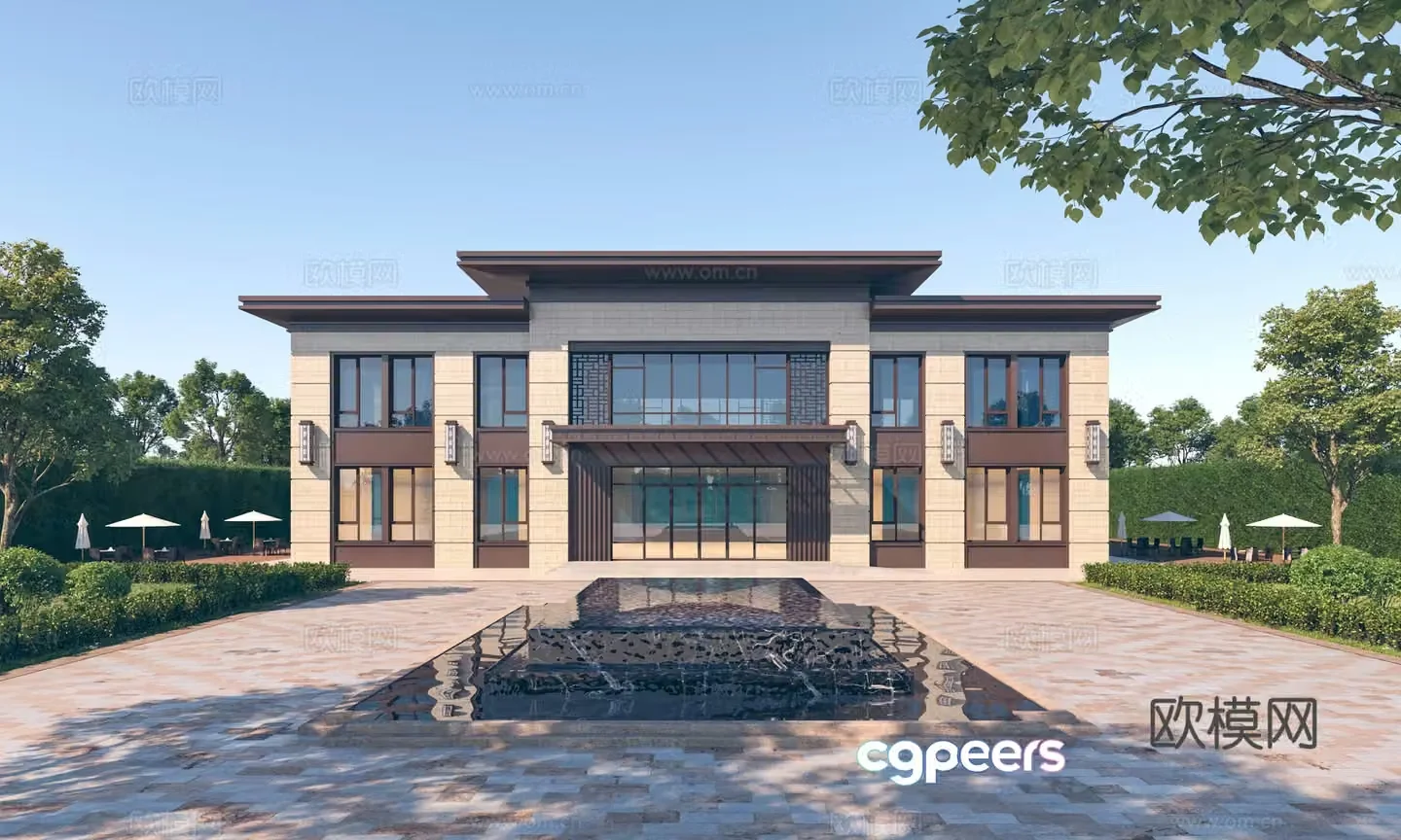Modern sales department appearance 3D model