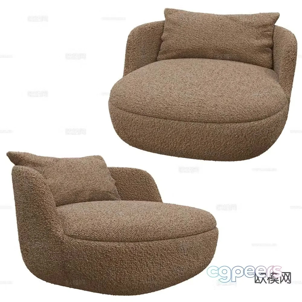 Moooi single sofa 3d model