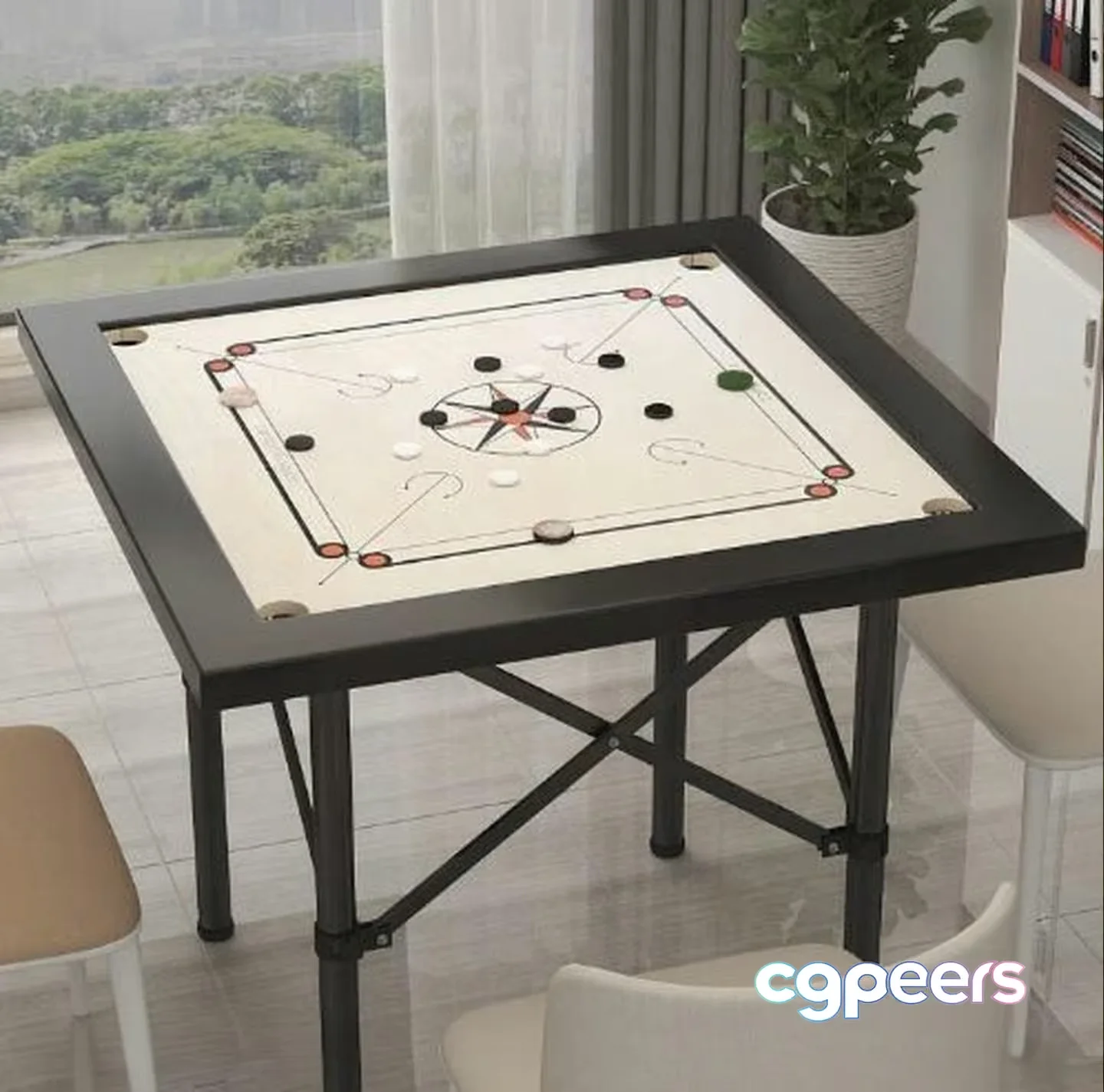 Carrom Table 3D Model – 10231 – VRAY Render