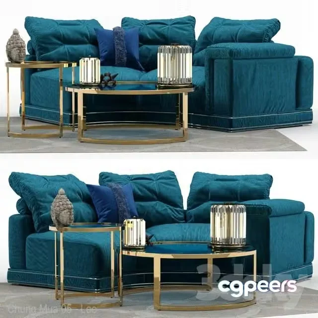 3ds Max Free – Andrew Sofa by Fendi (Section B)