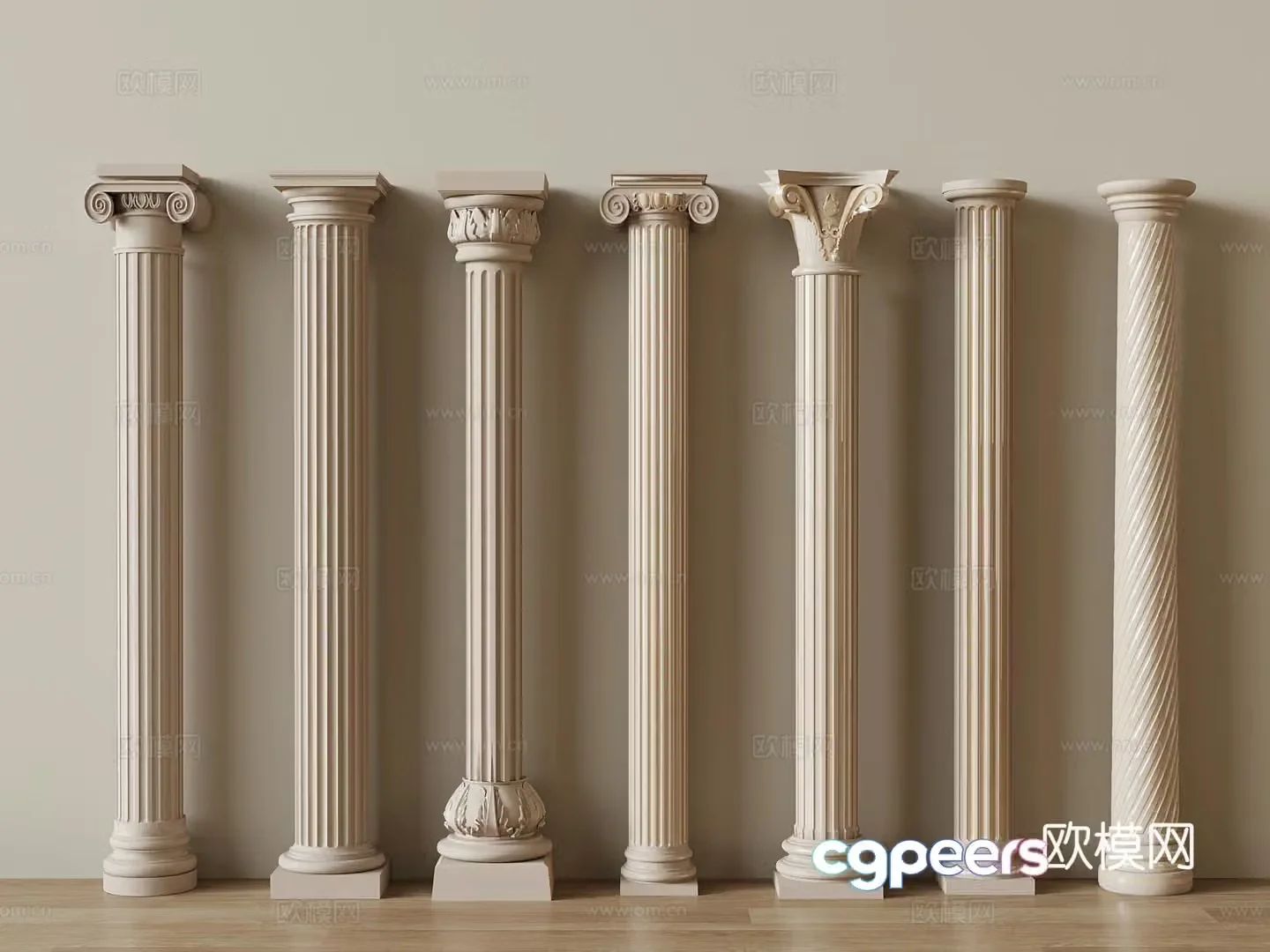 Column Modern Column 3D Model