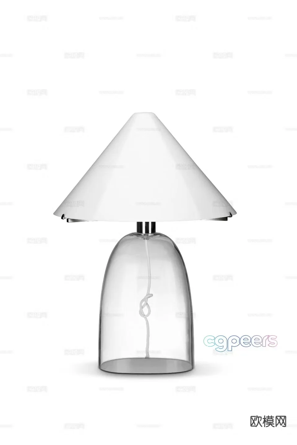 Morgan Cloud series surface light table lamp 3D model