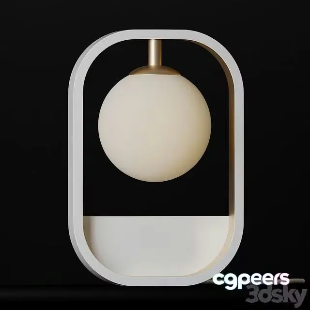 3ds Max Free – Applique Murale Avola – Gold and Silver