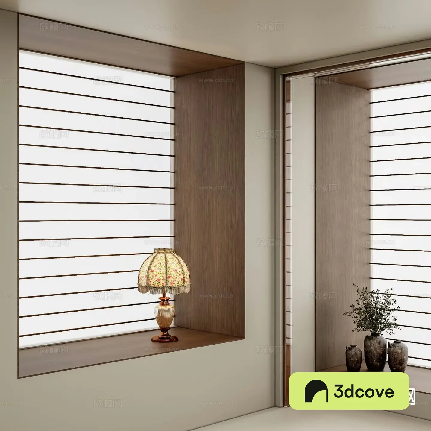 Modern curtains Venetian blinds