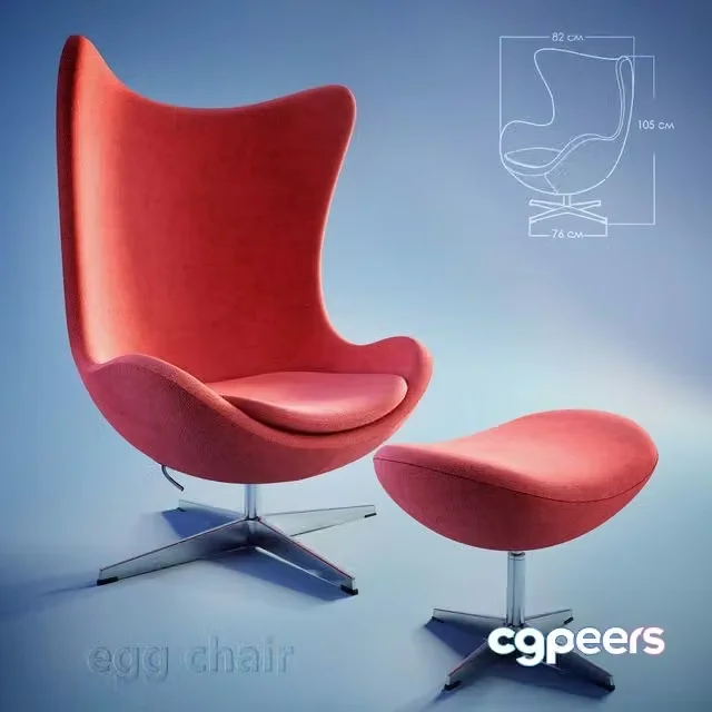3ds Max Free – Egg chair