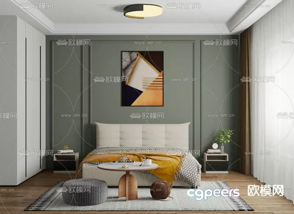 Bedroom Master bedroom Master room 3d model