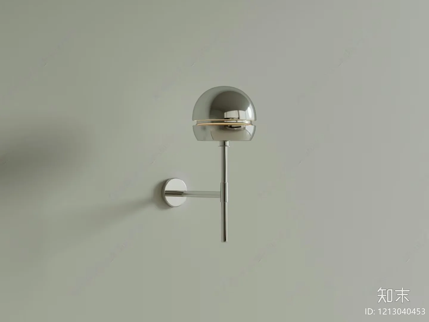 Gold Light Fixture 3D Model – 3913 – VRAY Render
