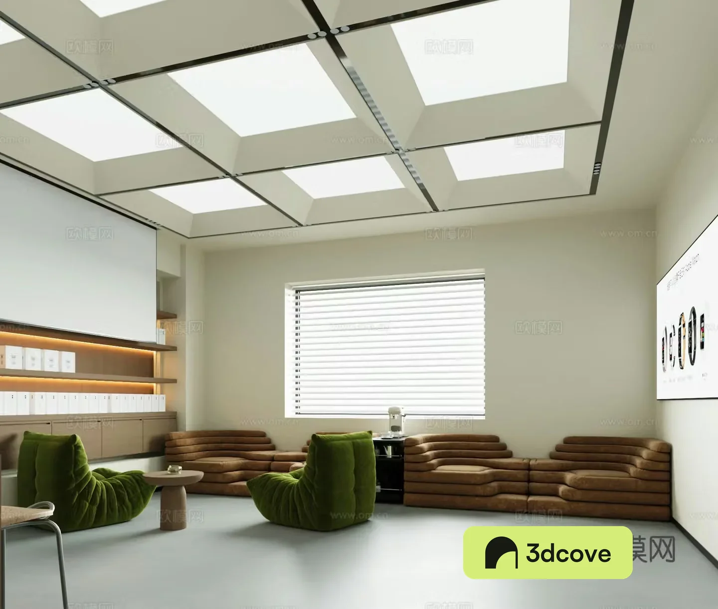Modern office rest area