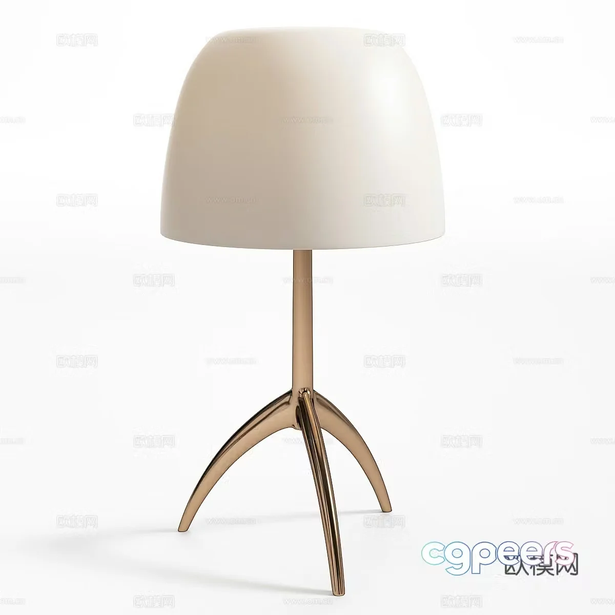 Light luxury table lamp 3D model