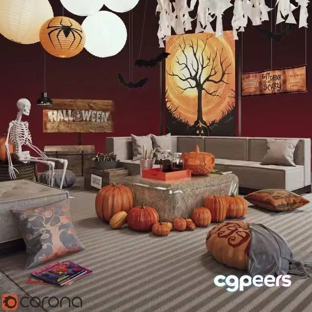 3ds Max Free – HelloWeen Set No. 1