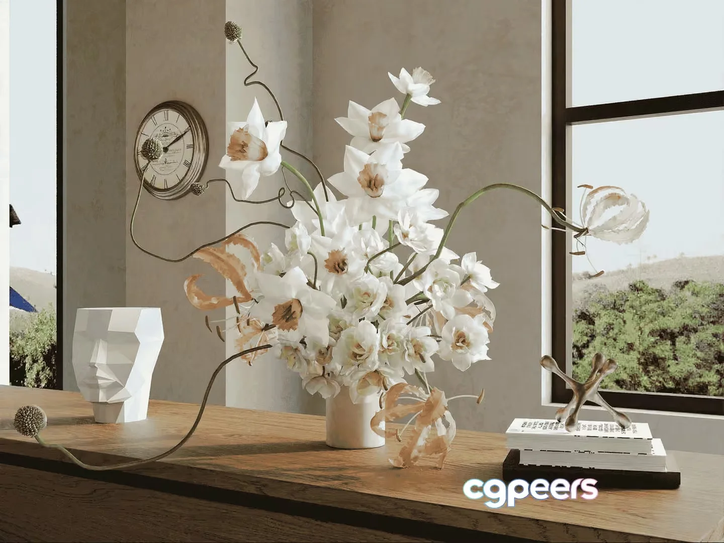 Modern Home Decor 3D Model – 15246 – VRAY Render