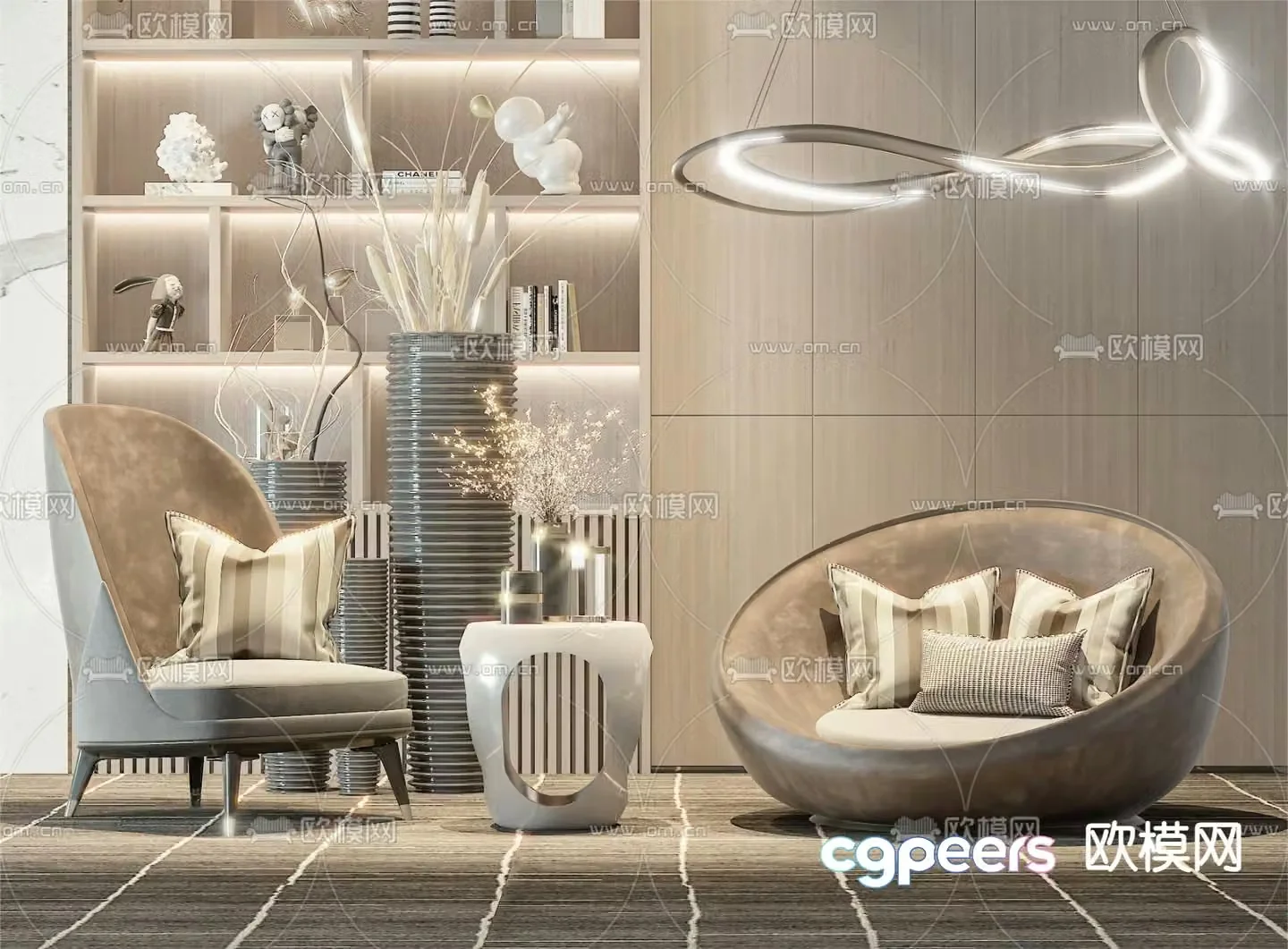 Leisure sofa leisure chair 3d model