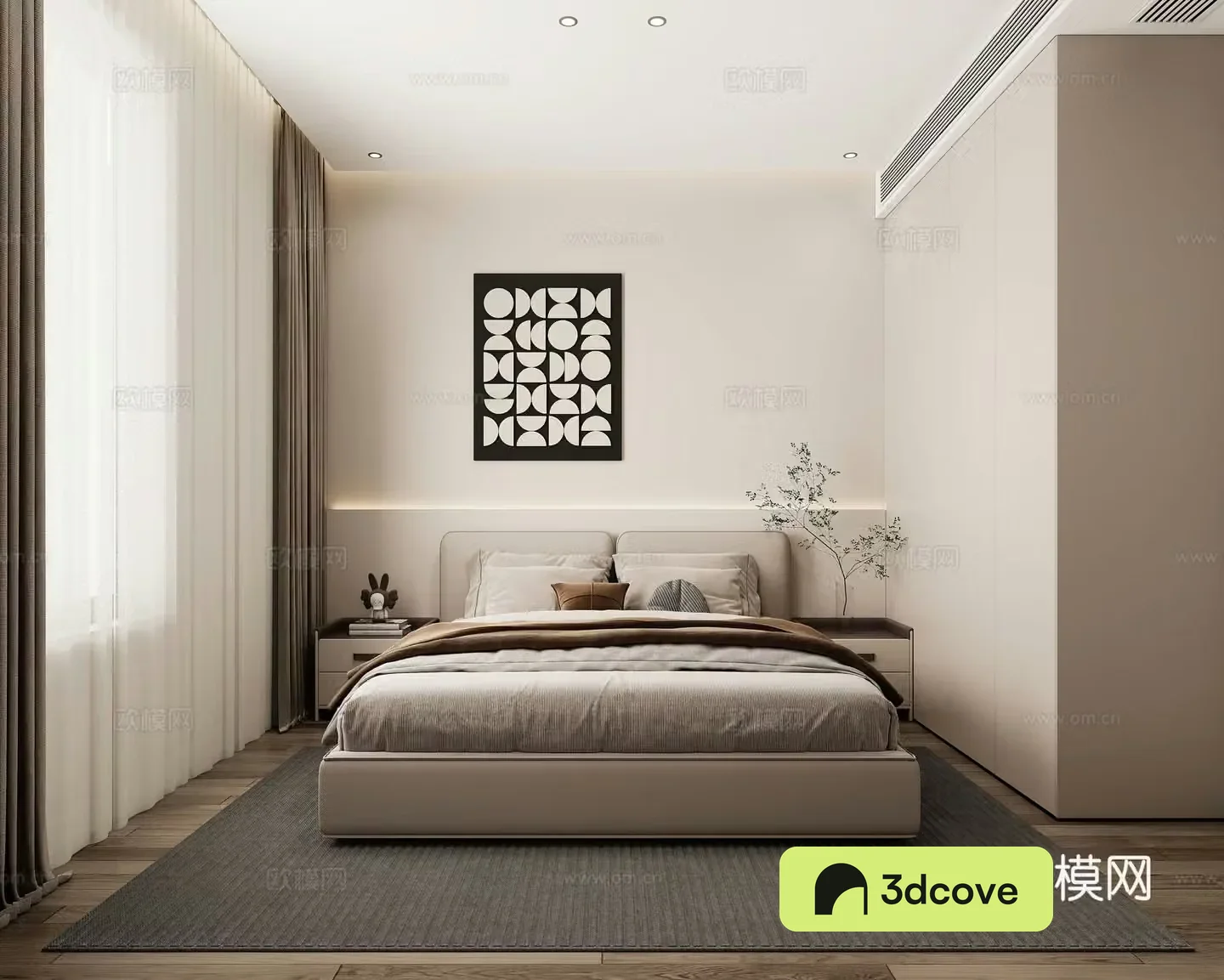 Modern bedroom