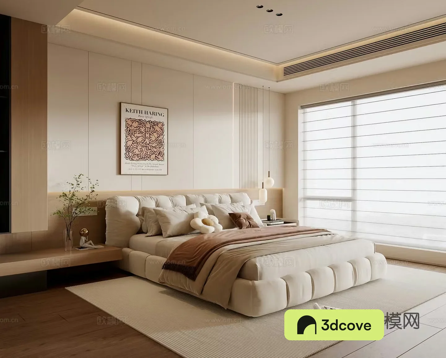 Creamy Bedroom
