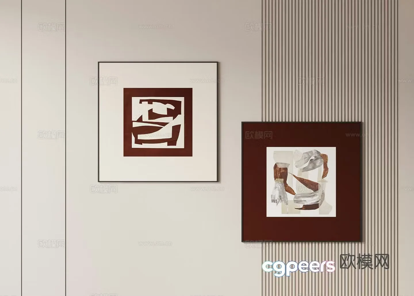 3D model of medieval style hanging painting