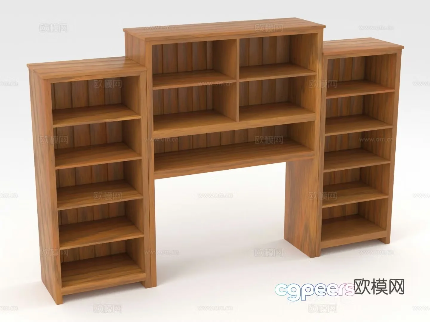 Bookcase Locker Storage cabinet Combination cabinet Wooden cabinet Cabinet 3D model