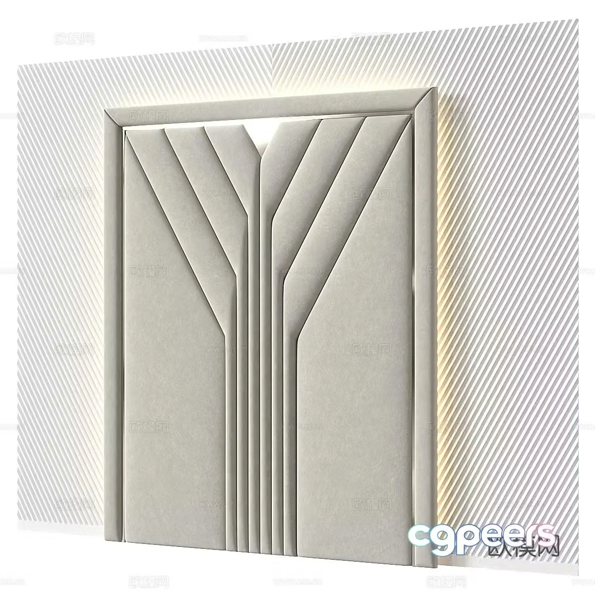 Background wall 3d model