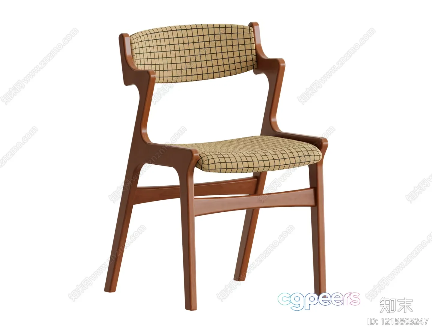 Wooden Chair 3D Model – 14165 – VRAY Render