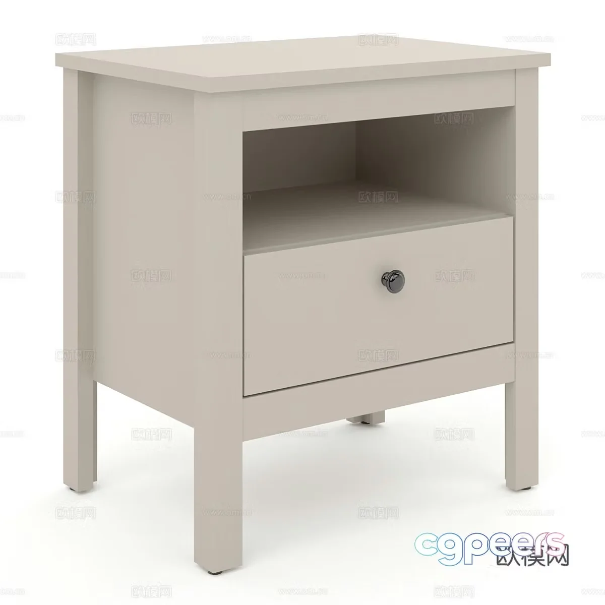 Bedside table 3d model