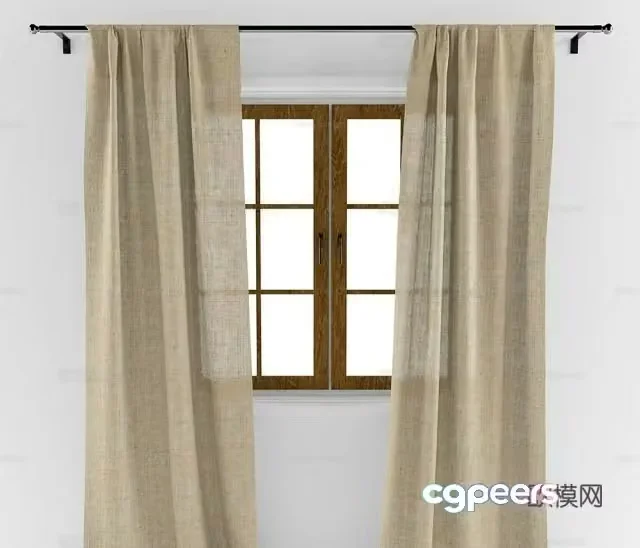 Curtain 3d model