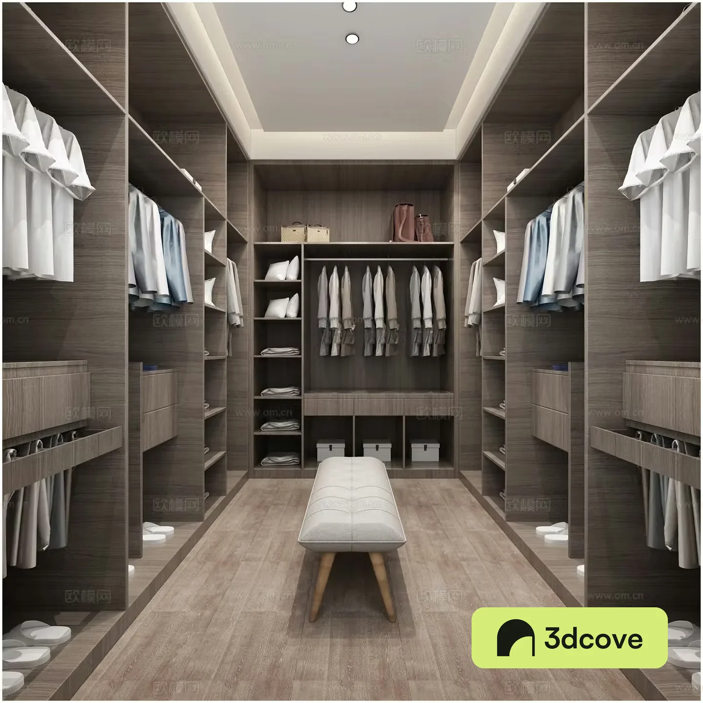 Nordic villa cloakroom