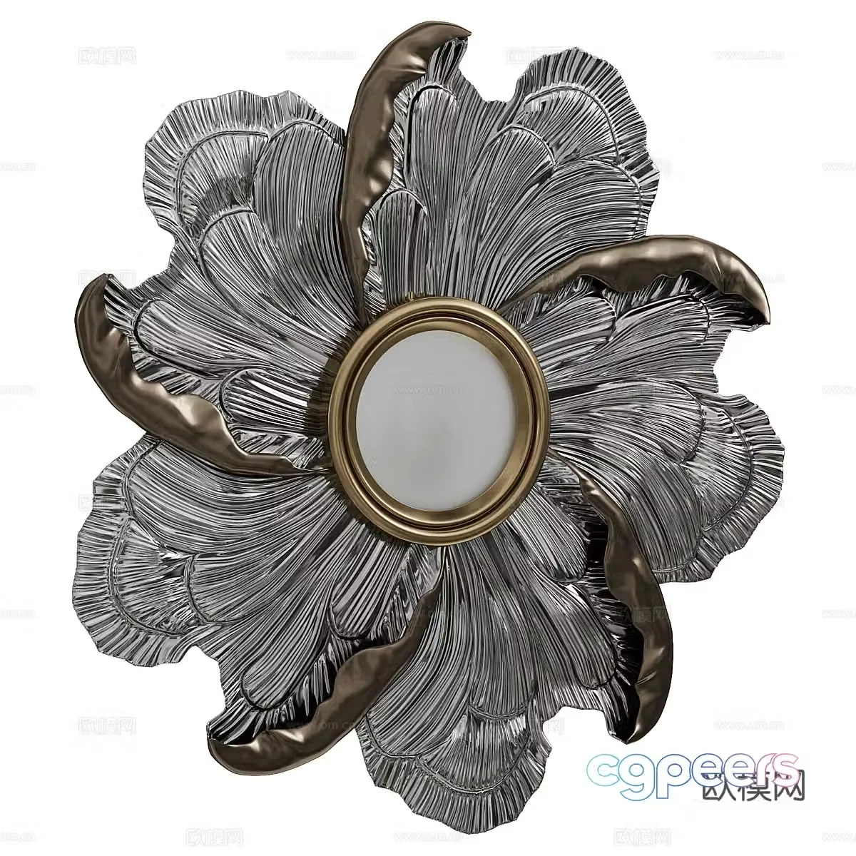 Mirror Decorative Mirror Dressing Mirror Makeup Mirror Wall Mirror Decorative Pendant Wall Decorative 3D Model
