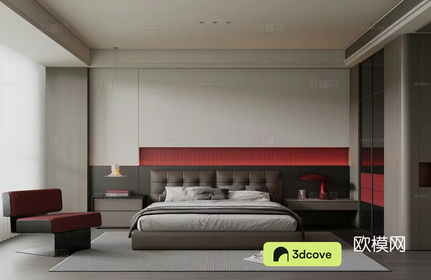 Italian bedroom modern bedroom master bedroom