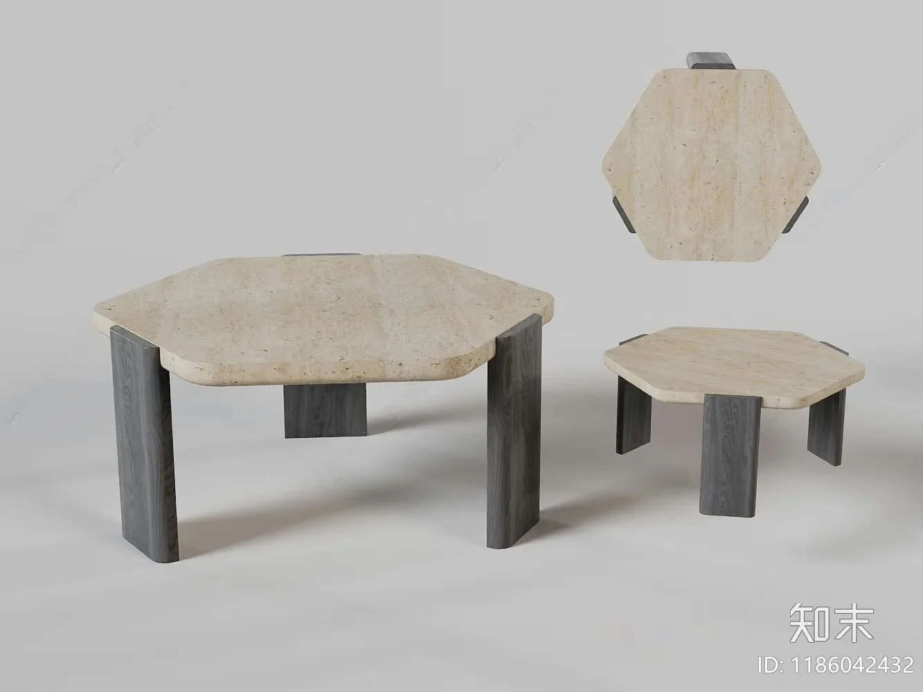 A Small Table And Chair 3D Model – 22305 – CORONA Render