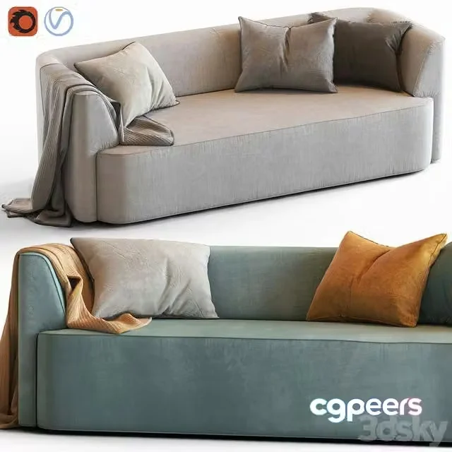 3ds Max Free – Globewest Juno Boris Sofa