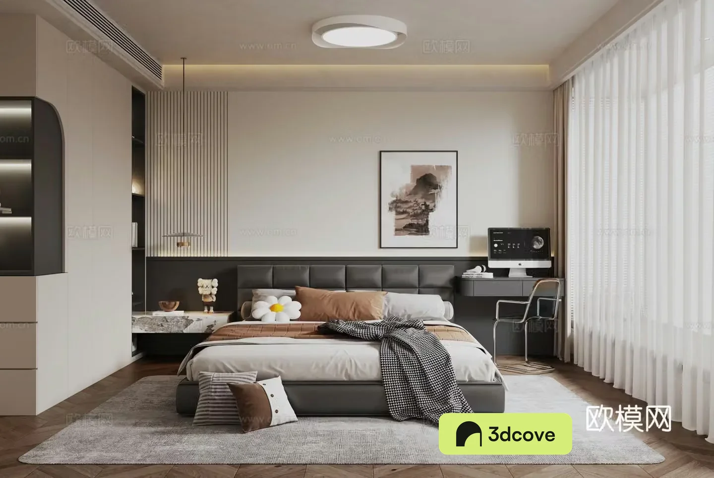 Modern Italian style bedroom