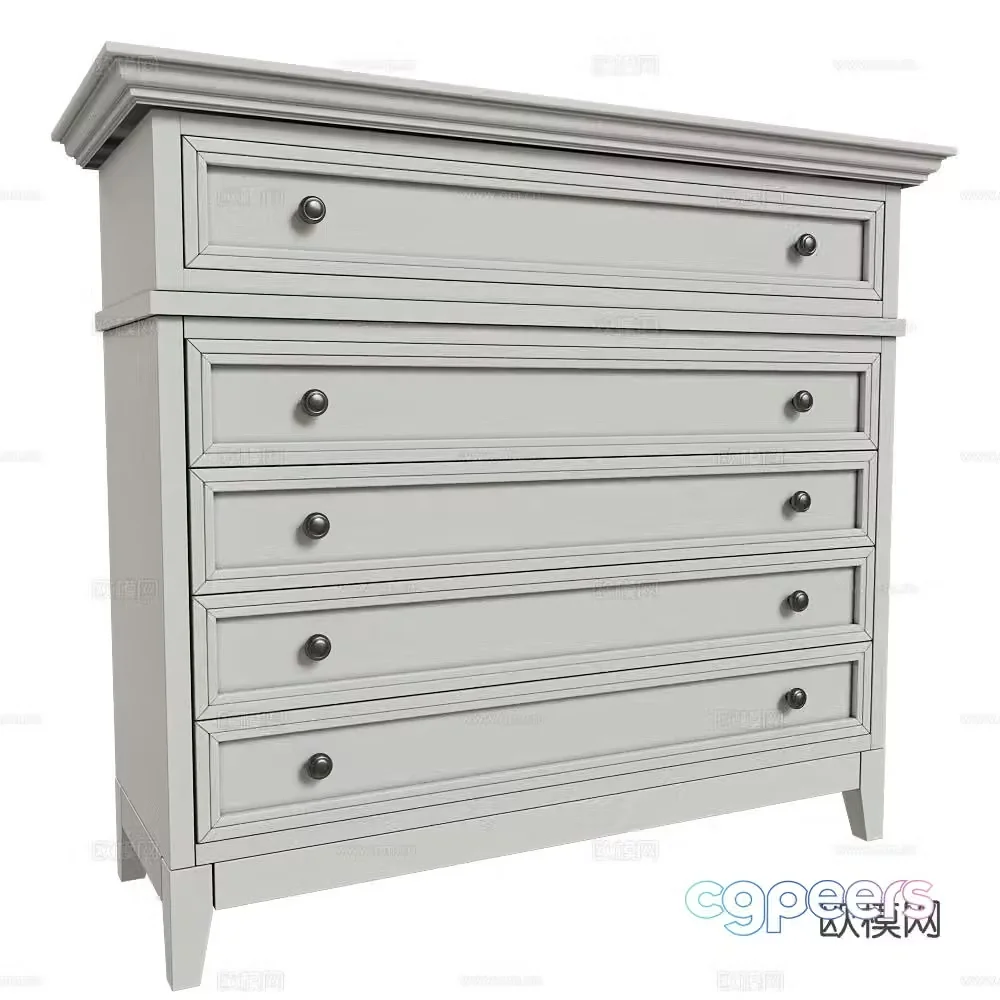 Dantone shoe cabinet 3d model