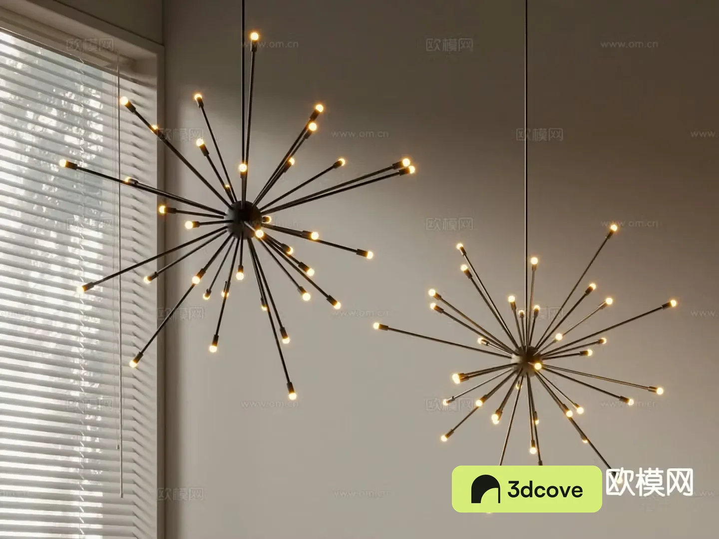 Cassina Nordic Dandelion Chandelier Creative Chandelier Art Chandelier