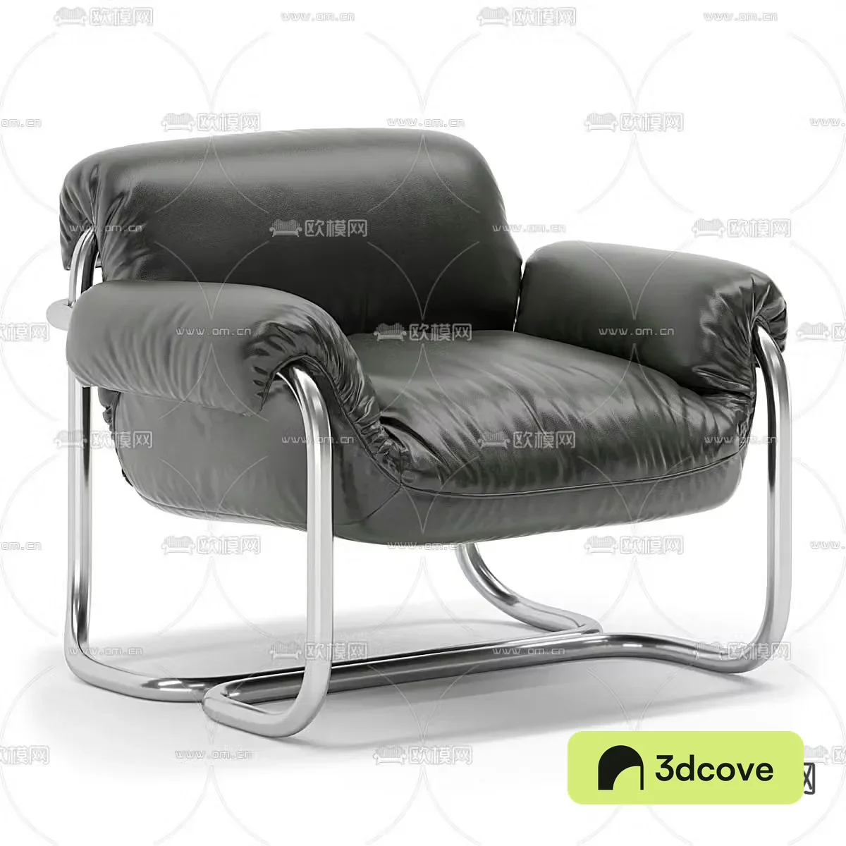 Leisure chair leather leisure chair
