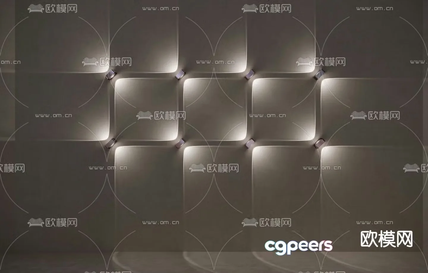 Modern wall washing lamp outdoor wall lamp wall lamp 3d model
