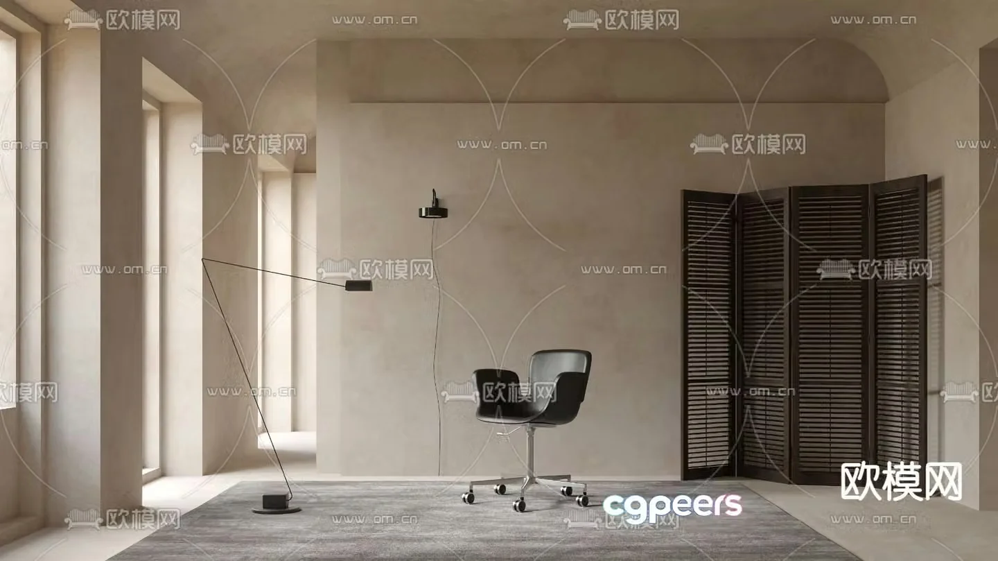 Cappellini office chair executive chair 3d model