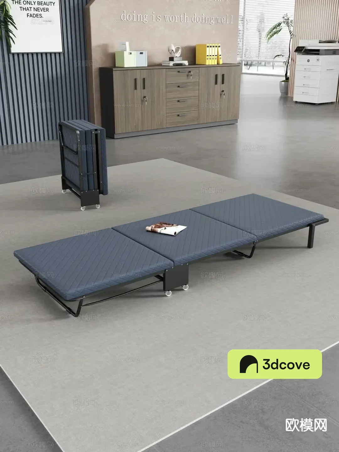 Modern folding bed lunch break bed retractable bed