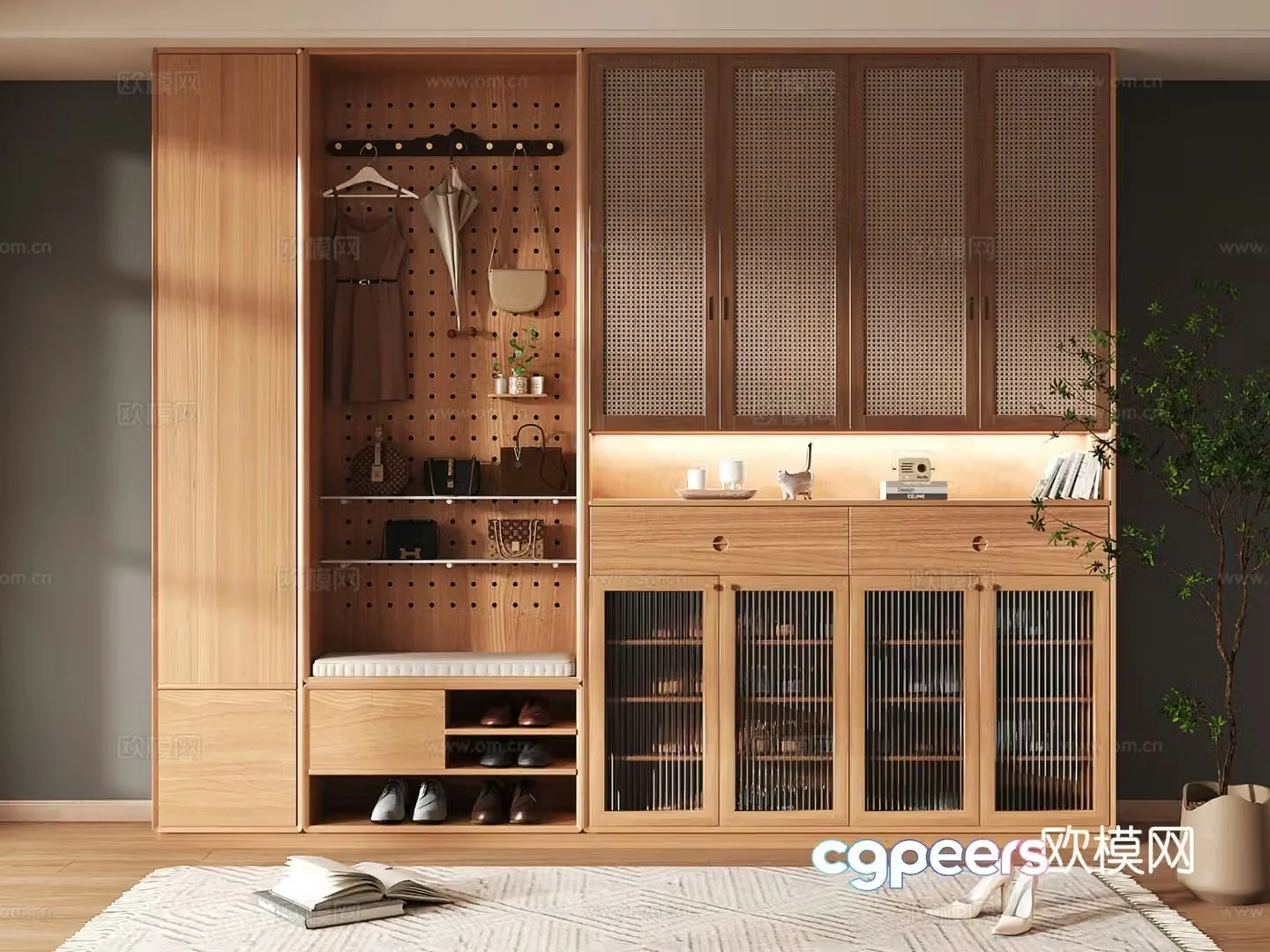 Shoe cabinet design shoe cabinet partition shoe cabinet porch shoe cabinet home shoe cabinet 3D model