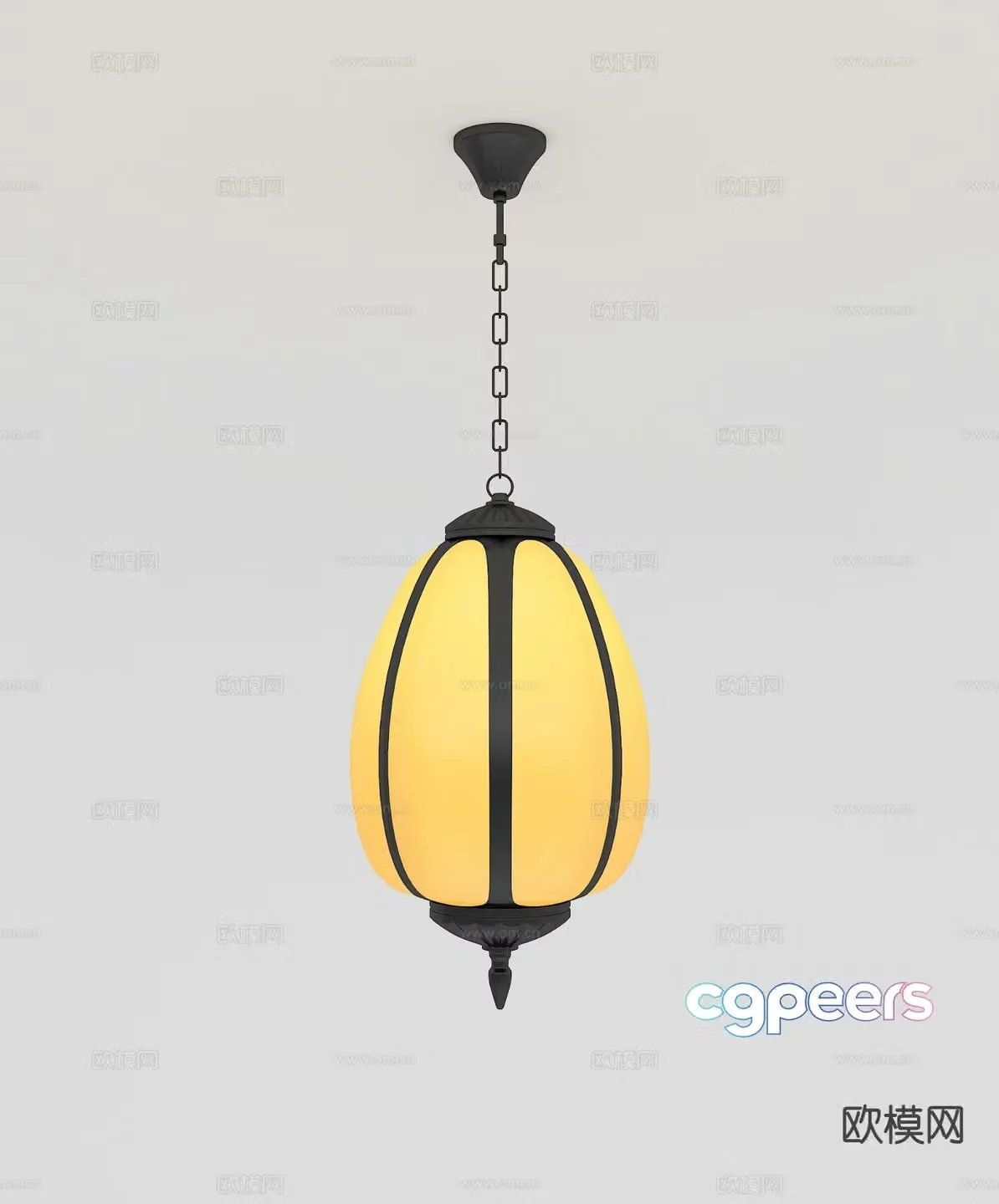 French chandelier 3d model