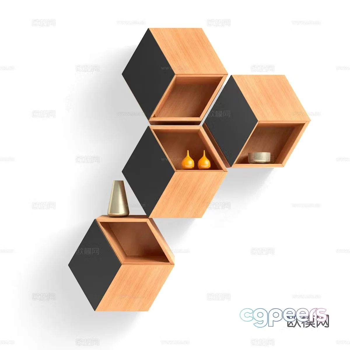 Decorative cabinet cabinet 3d model
