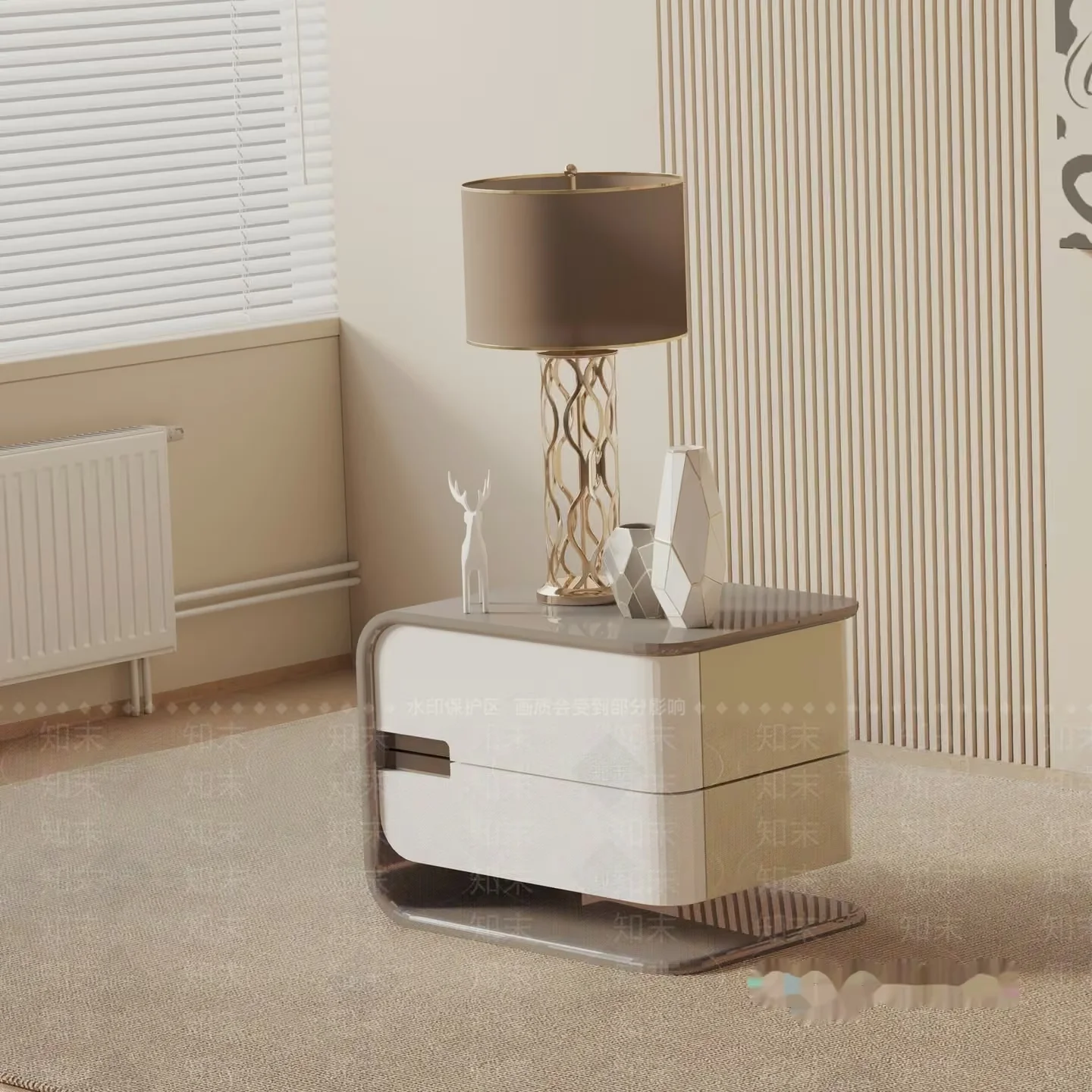 Modern Beige Lamp 3D Model – 7524 – VRAY Render