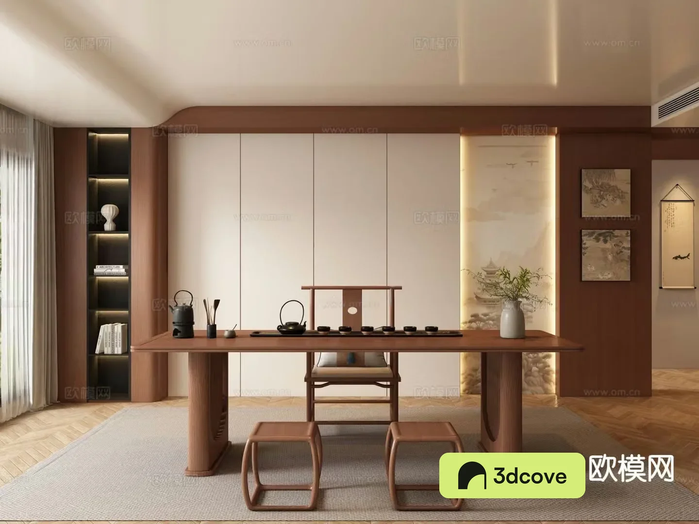New Chinese tea room