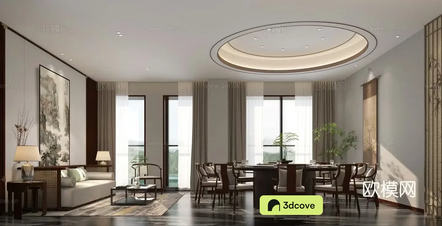 New Chinese-style private room meal package